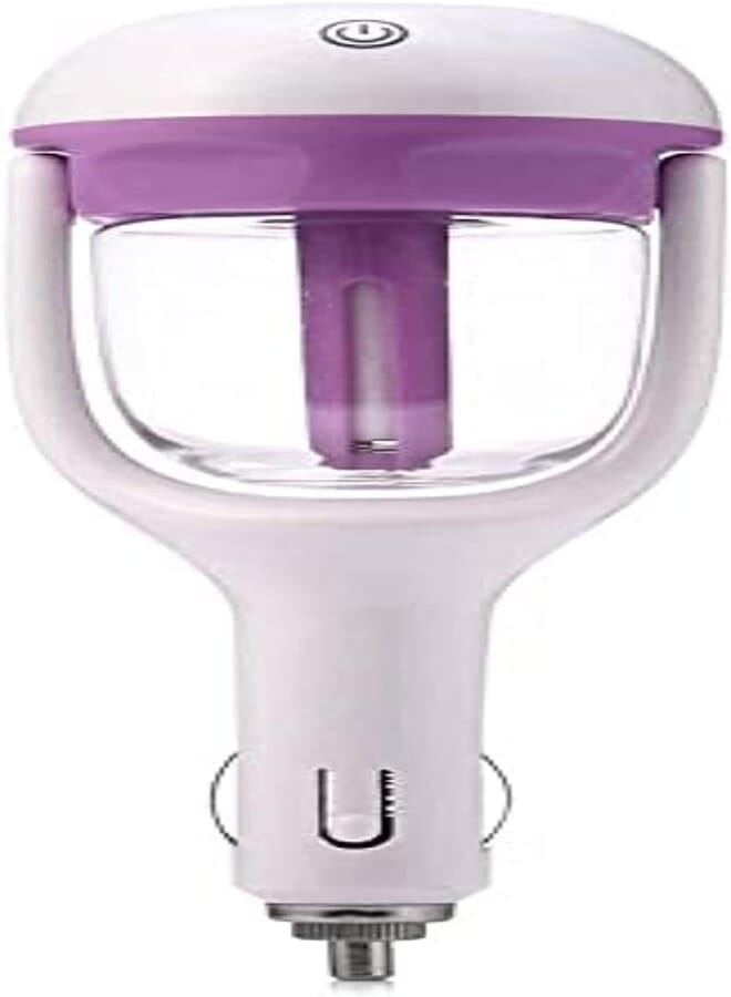 1St Car Humidifier With Usb Charger Port Purple